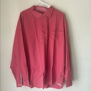 WOT‎ Tommy Bahama Red Casual Button Down Shirt